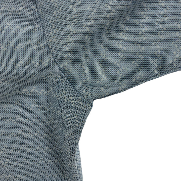70'S JCPenney Towncraft short sleeve button down striped shirt, men's size M, vintage cotton Blue type light blue Vintage Second Hand