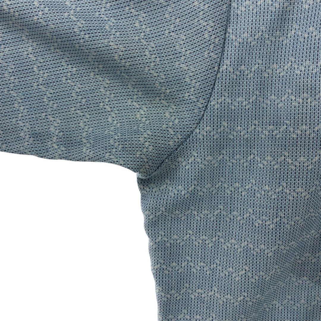 70'S JCPenney Towncraft short sleeve button down striped shirt, men's size M, vintage cotton Blue type light blue Vintage Second Hand