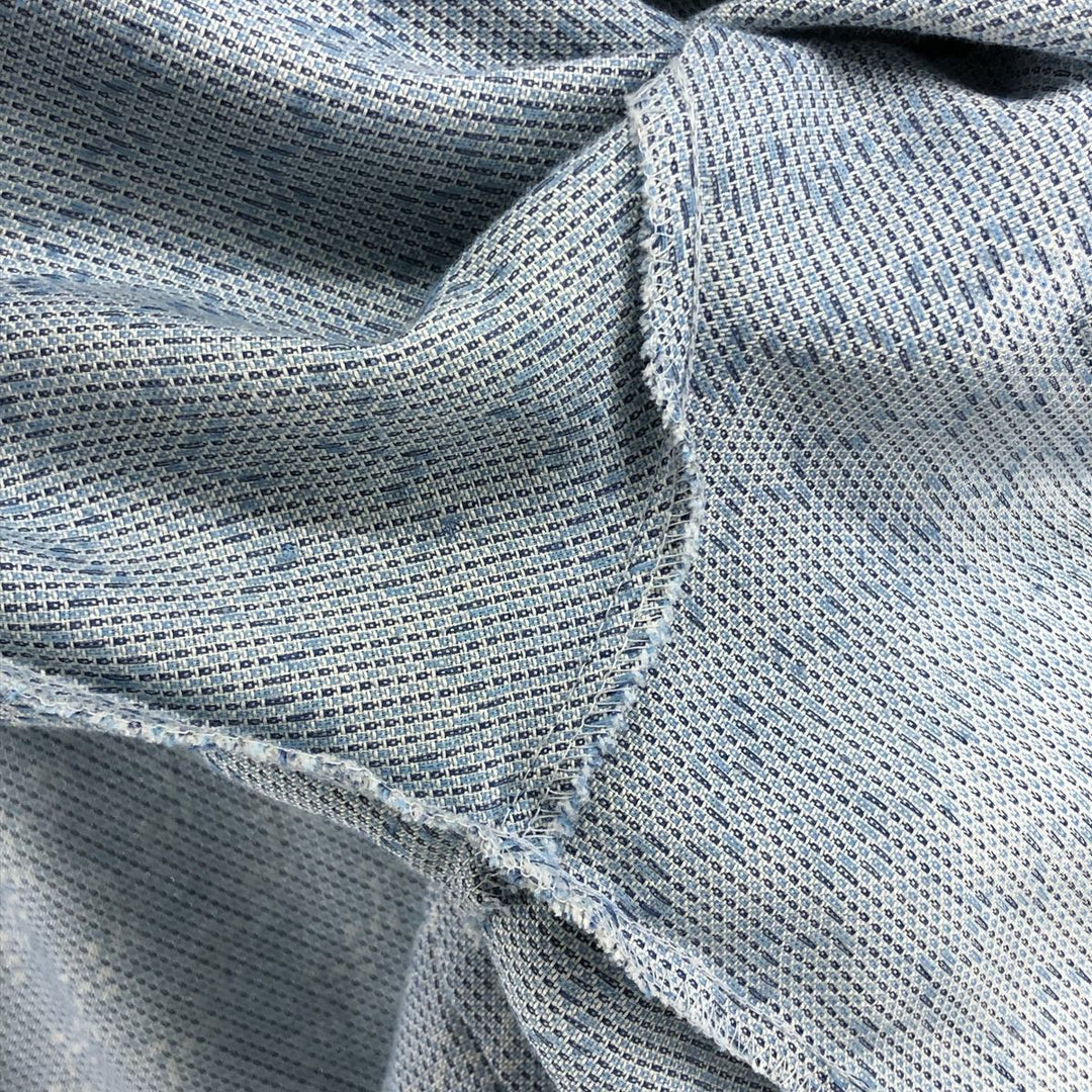 70'S JCPenney Towncraft short sleeve button down striped shirt, men's size M, vintage cotton Blue type light blue Vintage Second Hand