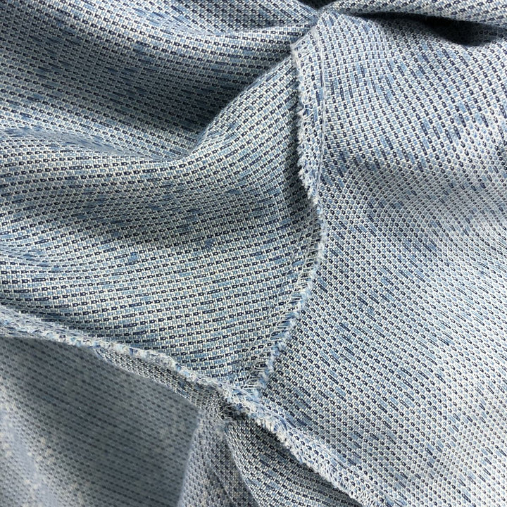 70'S JCPenney Towncraft short sleeve button down striped shirt, men's size M, vintage cotton Blue type light blue Vintage Second Hand