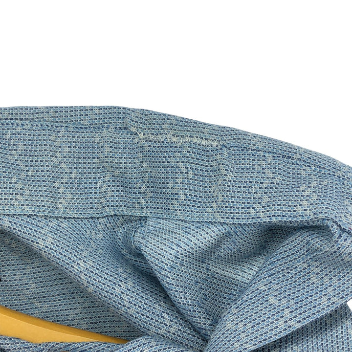 70'S JCPenney Towncraft short sleeve button down striped shirt, men's size M, vintage cotton Blue type light blue Vintage Second Hand