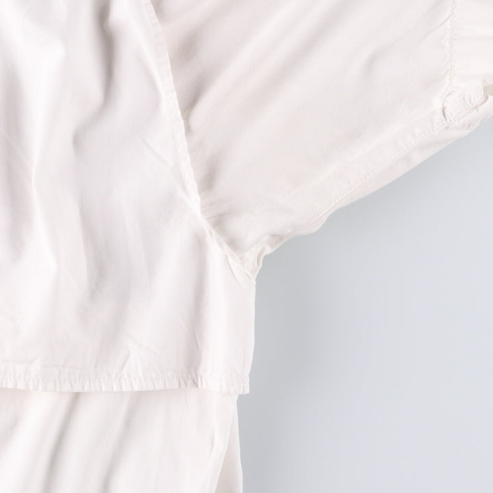 Columbia Button-down Short Sleeve Fishing Shirt, Men's Size L cotton white type Vintage Second Hand