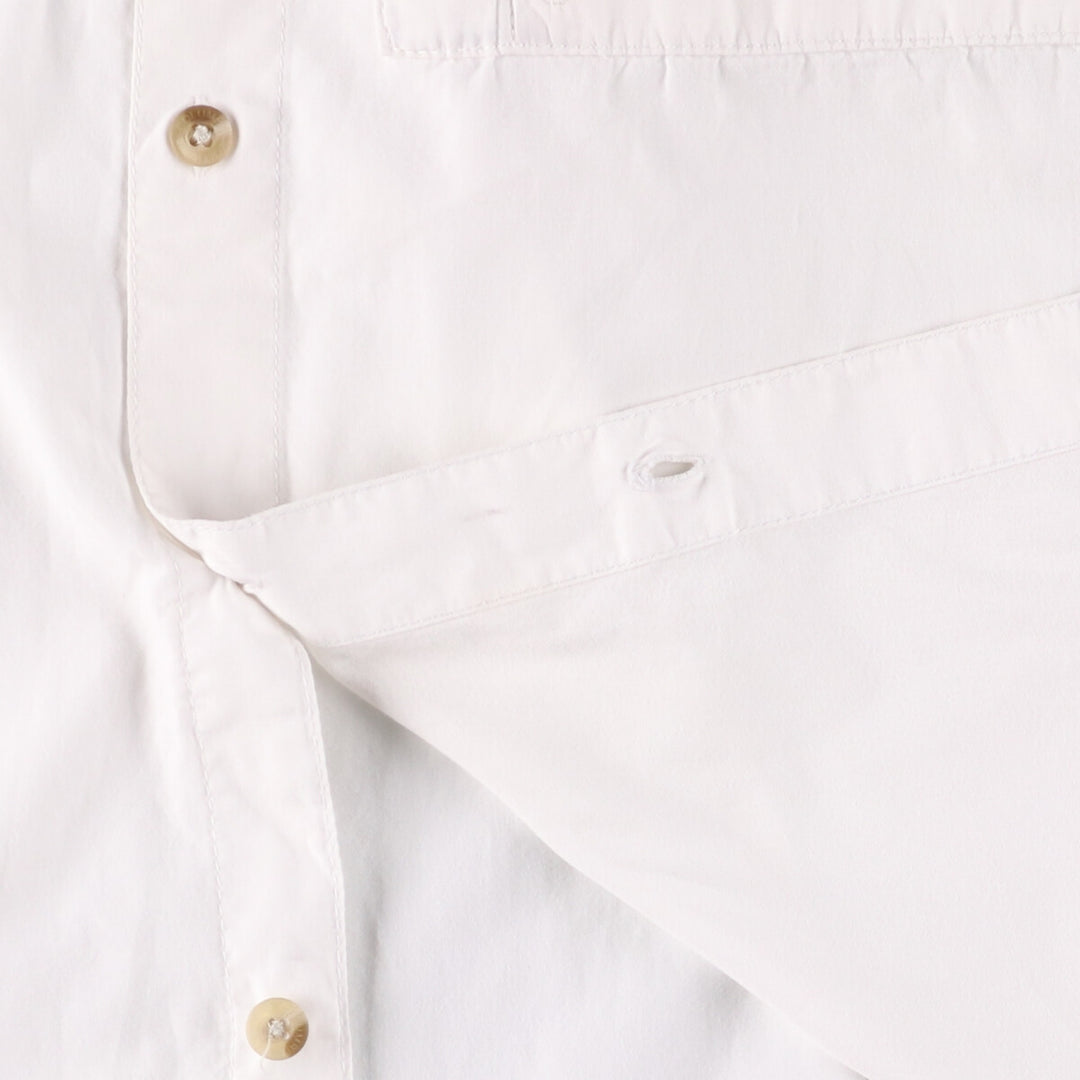 Columbia Button-down Short Sleeve Fishing Shirt, Men's Size L cotton white type Vintage Second Hand