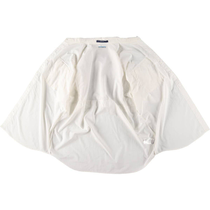 Columbia PFG OMNI-SHADE Button-down Short Sleeve Fishing Shirt, Men's XL Nylon white type Vintage Second Hand