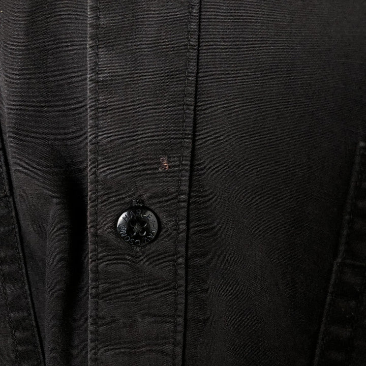 00'S Harley-Davidson Hidden Button-Down Long Sleeve Work Shirt, Men's Size XL cotton black type Vintage Second Hand