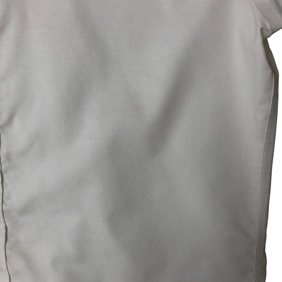 Brooks Brothers 1818 REGENT FIT long sleeve button down shirt, men's size L Supima Cotton white type Vintage Second Hand