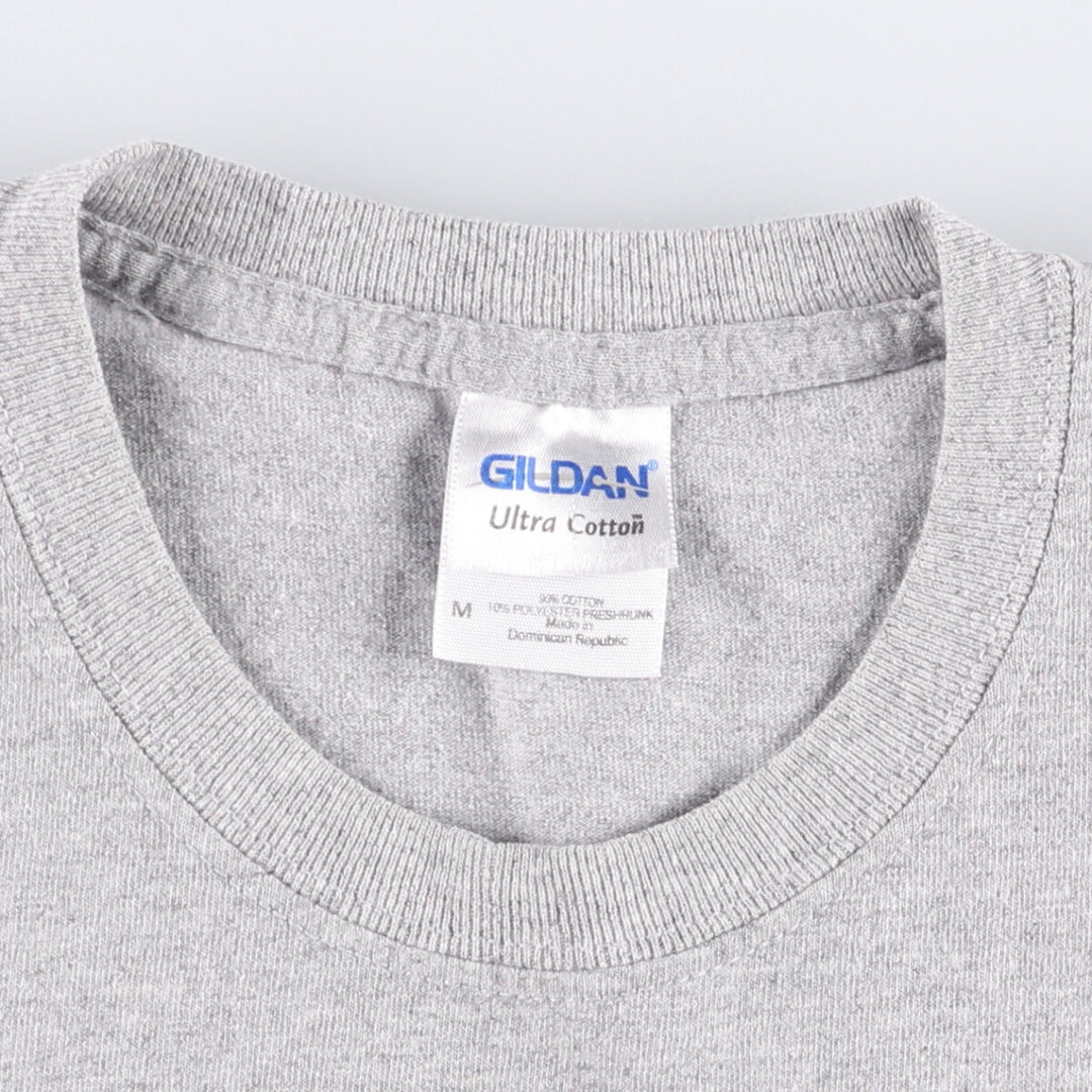 00'S Gildan MLB New York Yankees Sports Print T-Shirt Men's M cotton gray type Vintage Second Hand