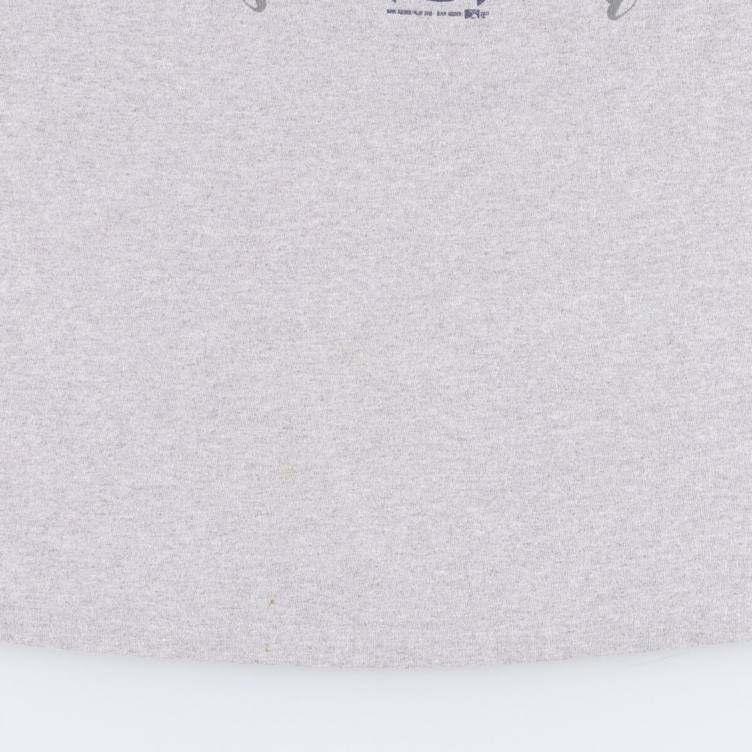 00'S Gildan MLB New York Yankees Sports Print T-Shirt Men's M cotton gray type Vintage Second Hand