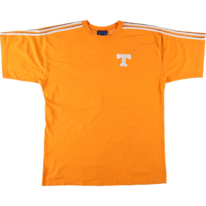 00'S adidas One Point Logo T-shirt Men's L size unknown orange type Vintage Second Hand