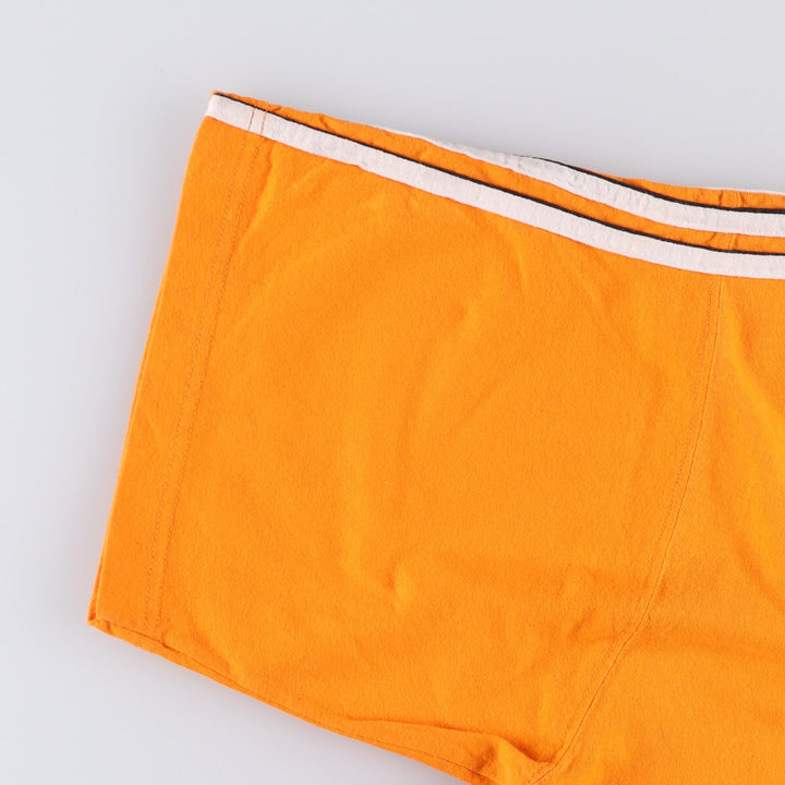 00'S adidas One Point Logo T-shirt Men's L size unknown orange type Vintage Second Hand