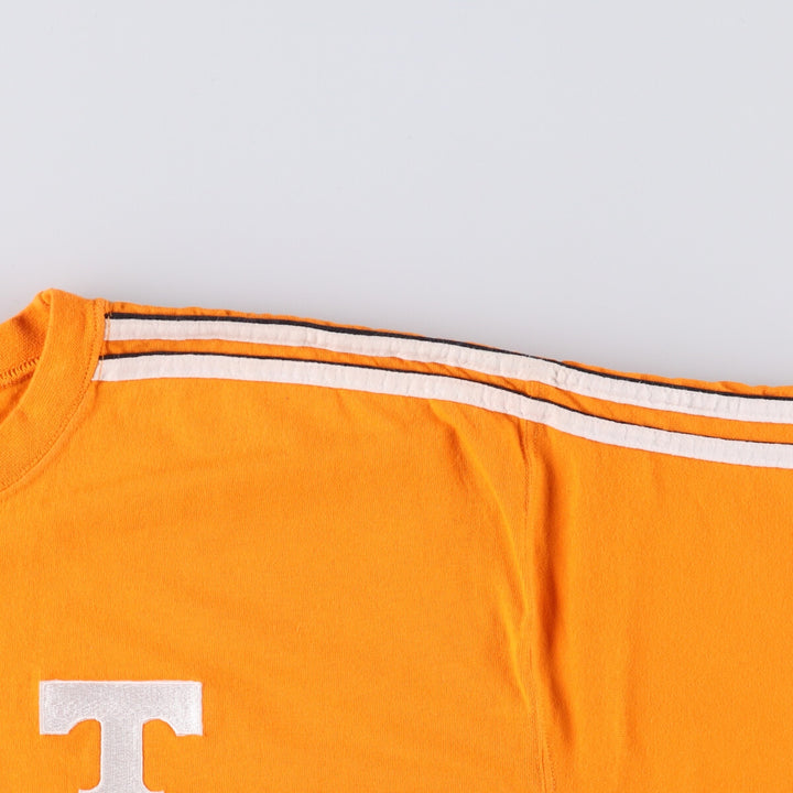 00'S adidas One Point Logo T-shirt Men's L size unknown orange type Vintage Second Hand