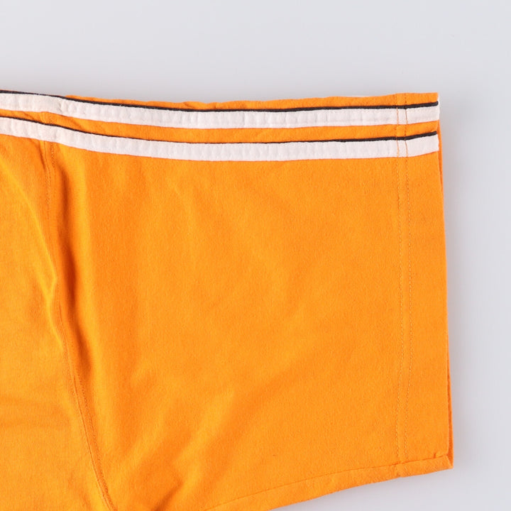 00'S adidas One Point Logo T-shirt Men's L size unknown orange type Vintage Second Hand