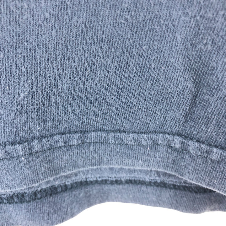 Harley-Davidson Henley neck long T-shirt, men's XL size unclear navy blue type Vintage Second Hand
