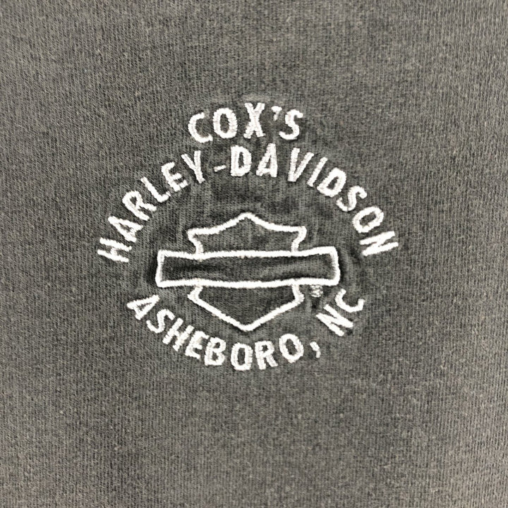 00'S Harley-Davidson Long Sleeve T-Shirt, Men's XL Size cotton black type Vintage Second Hand