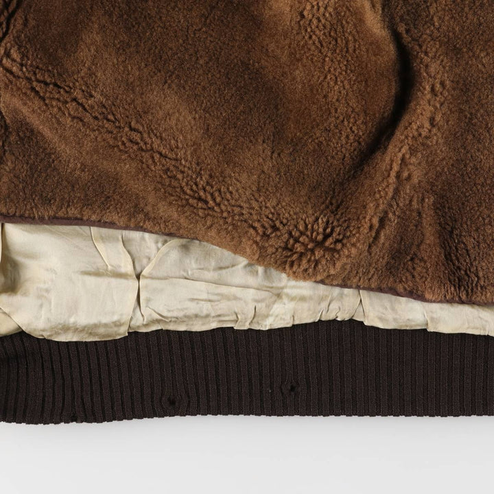 SCKOTT A-2 Leather Flight Jacket, Men's Size M unclear brown type Vintage Second Hand