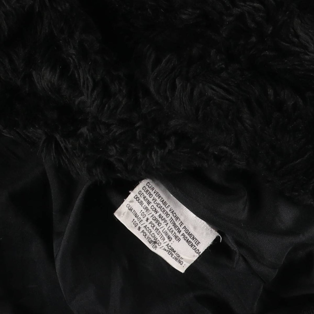 G-1 Type Leather Flight Jacket, Men's XL genuine leather black type Vintage Second Hand