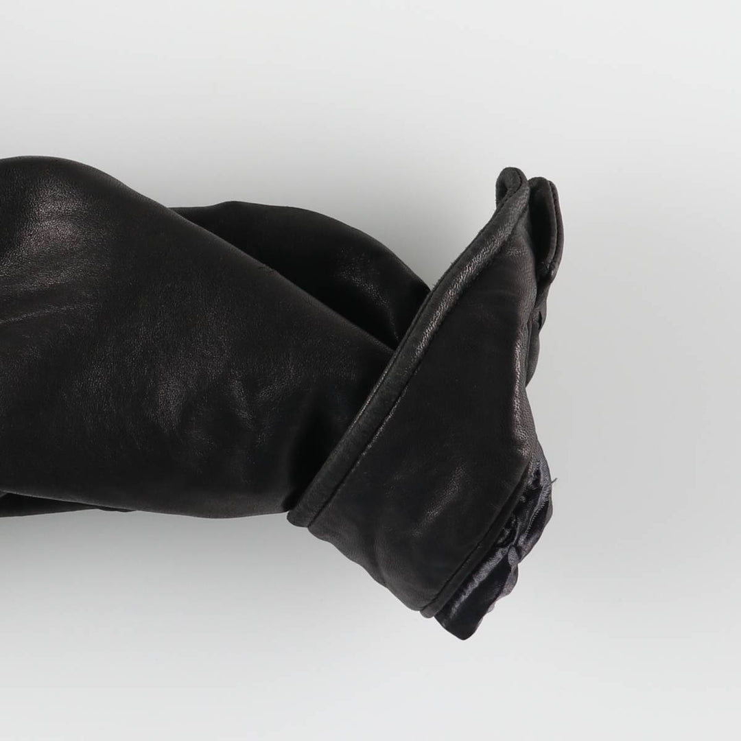 HATHAWAY Padded Swing Top Leather Blouson, Men's Size XL genuine leather brown type Vintage Second Hand