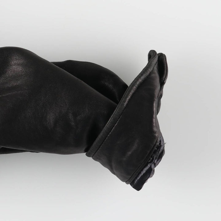 HATHAWAY Padded Swing Top Leather Blouson, Men's Size XL genuine leather brown type Vintage Second Hand