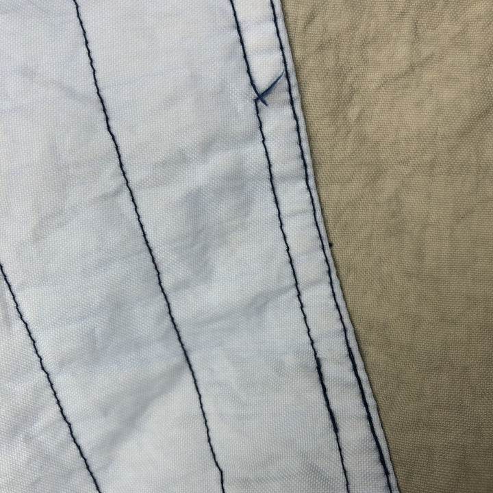 90'S Starter Notre Dame Fighting Irish College Padded Anorak Parka, Men's Size XL Polyurethane Coated Nylon navy blue type Vintage Second Hand