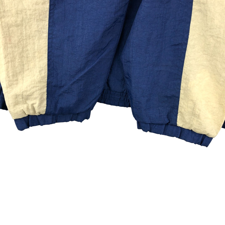 90'S Starter Notre Dame Fighting Irish College Padded Anorak Parka, Men's Size XL Polyurethane Coated Nylon navy blue type Vintage Second Hand