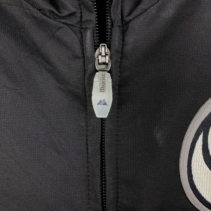 Majestic MLB Chicago White Sox THERMA BASE Padded Puffer Jacket, Men's Size L polyester black type Vintage Second Hand