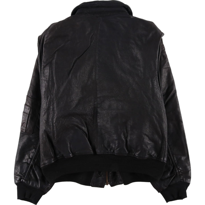 CWU-45 genuine leather black type Vintage Second Hand