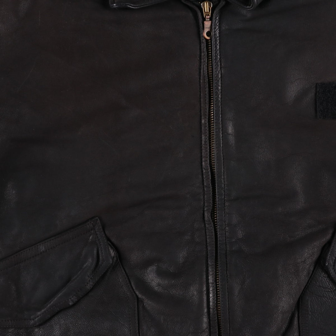 CWU-45 genuine leather black type Vintage Second Hand