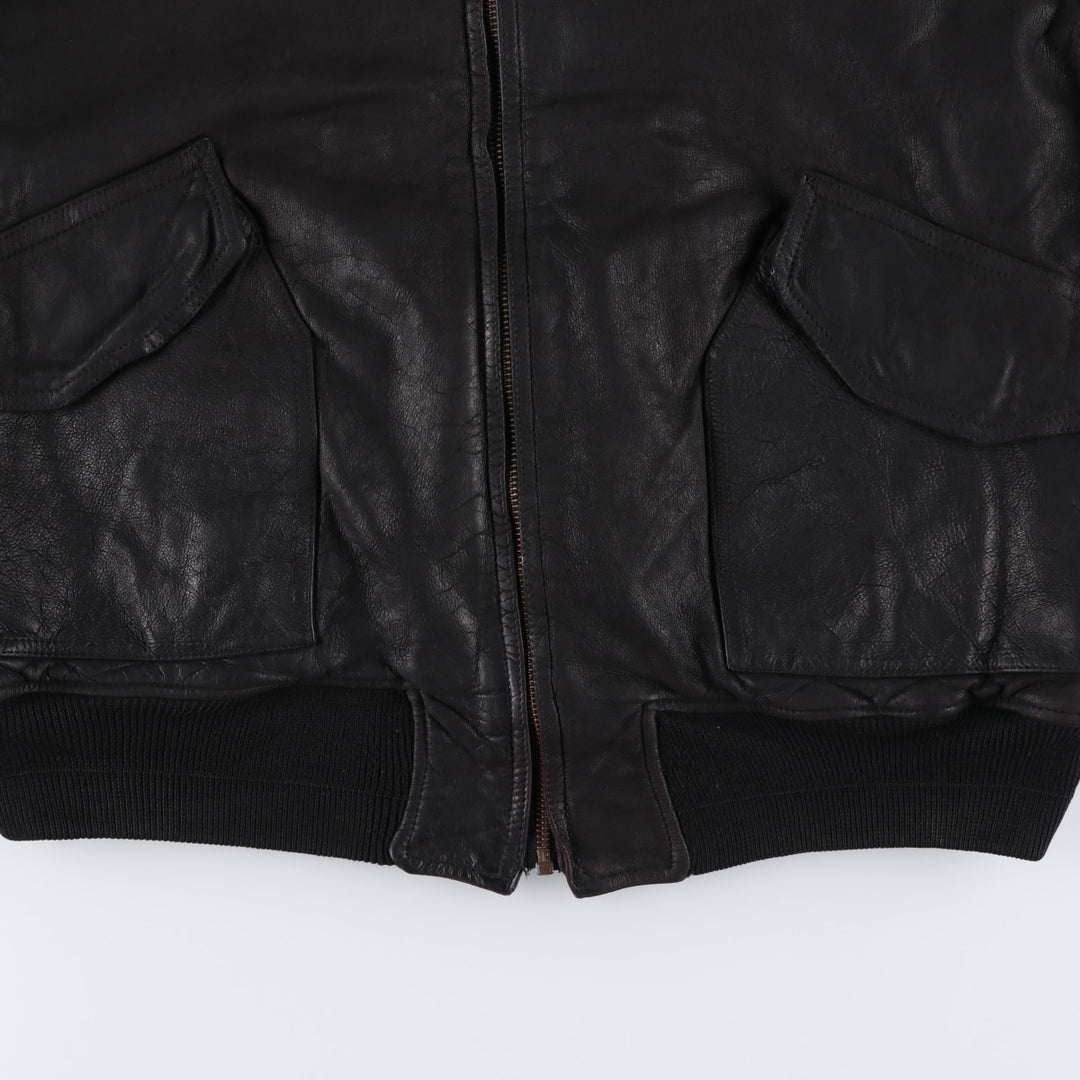 CWU-45 genuine leather black type Vintage Second Hand