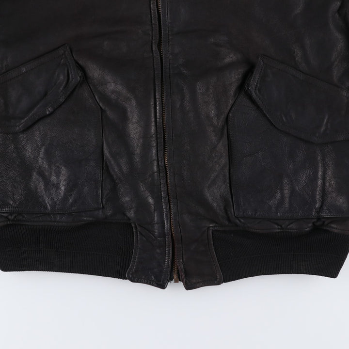 CWU-45 genuine leather black type Vintage Second Hand