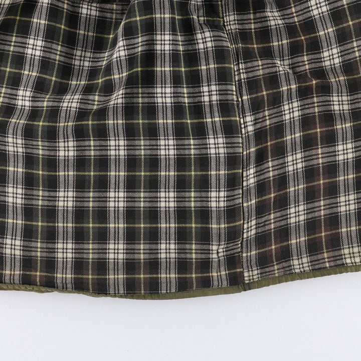 80s-90'S Barbour Beaufort 3 Warrant Oiled Hunting Jacket, Made in England, Men's Size XL unclear Khaki type Vintage Second Hand