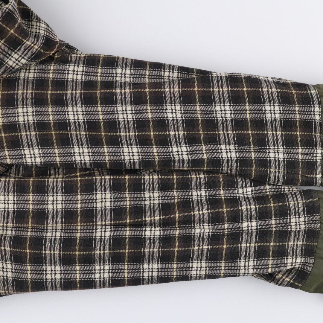 80s-90'S Barbour Beaufort 3 Warrant Oiled Hunting Jacket, Made in England, Men's Size XL unclear Khaki type Vintage Second Hand