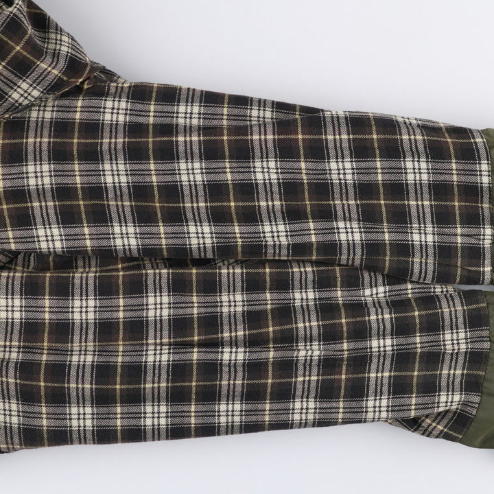 80s-90'S Barbour Beaufort 3 Warrant Oiled Hunting Jacket, Made in England, Men's Size XL unclear Khaki type Vintage Second Hand