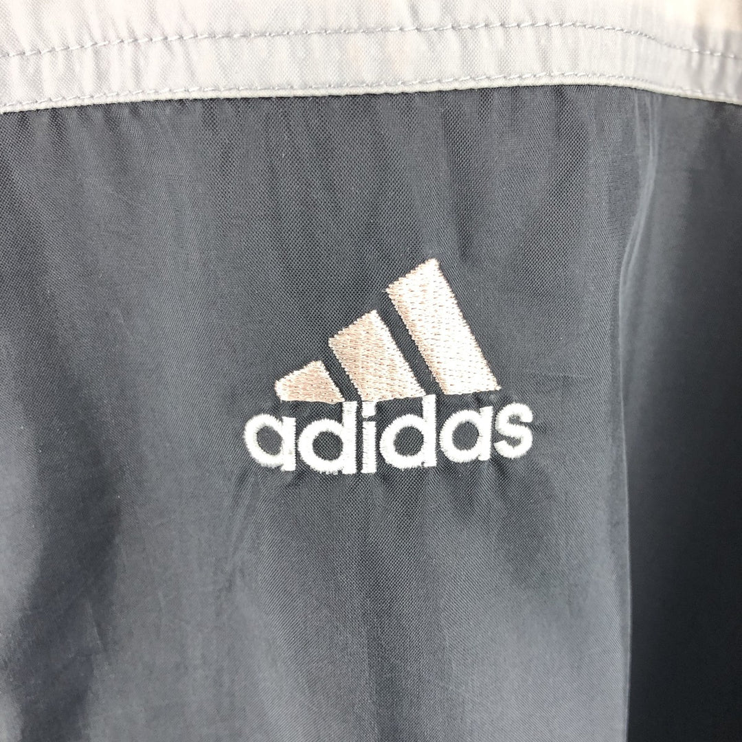 00'S Adidas nylon jacket, men's XXL size Nylon black type Vintage Second Hand