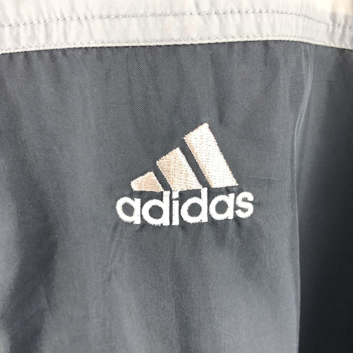 00'S Adidas nylon jacket, men's XXL size Nylon black type Vintage Second Hand