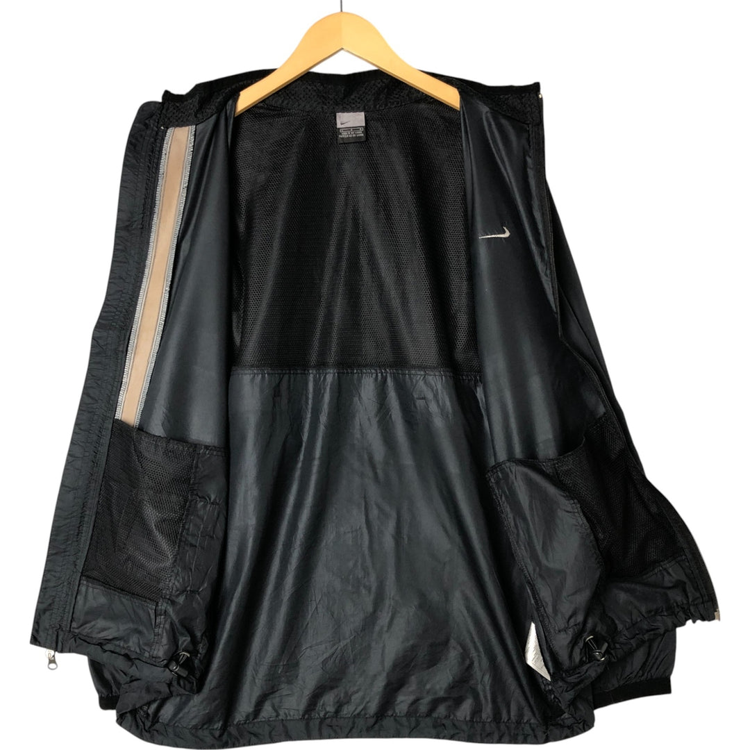 00'S Nike Windbreaker Men's Size L polyester black type Vintage Second Hand