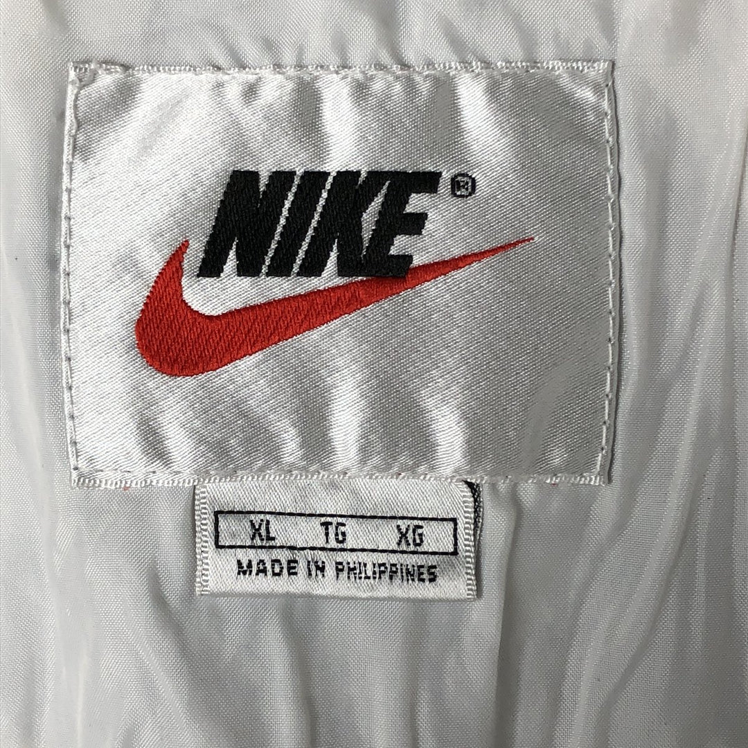 90'S Nike NIKE Nylon Jacket Men's XL Size Vintage Nylon navy blue type Vintage Second Hand