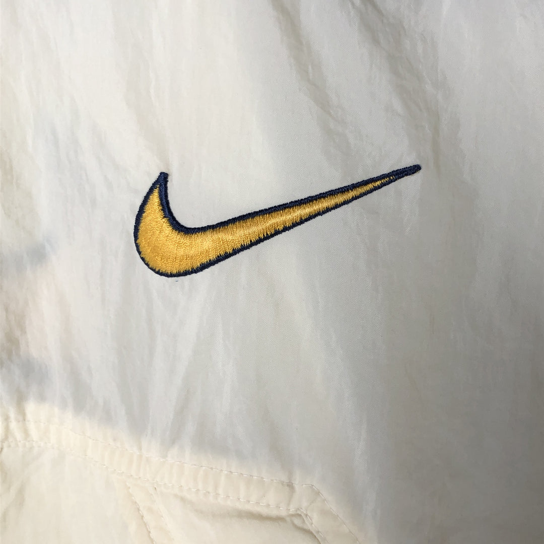 90'S Nike Back Logo Anorak Parka Men's XL Size Vintage Nylon navy blue type Vintage Second Hand
