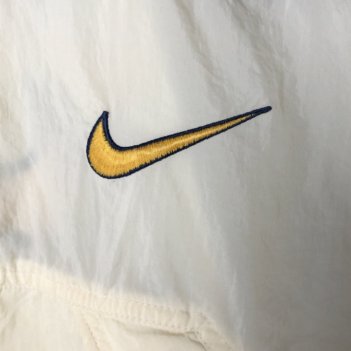 90'S Nike Back Logo Anorak Parka Men's XL Size Vintage Nylon navy blue type Vintage Second Hand