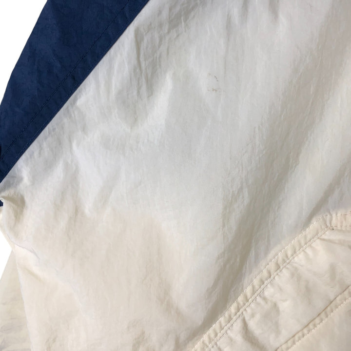 90'S Nike Back Logo Anorak Parka Men's XL Size Vintage Nylon navy blue type Vintage Second Hand