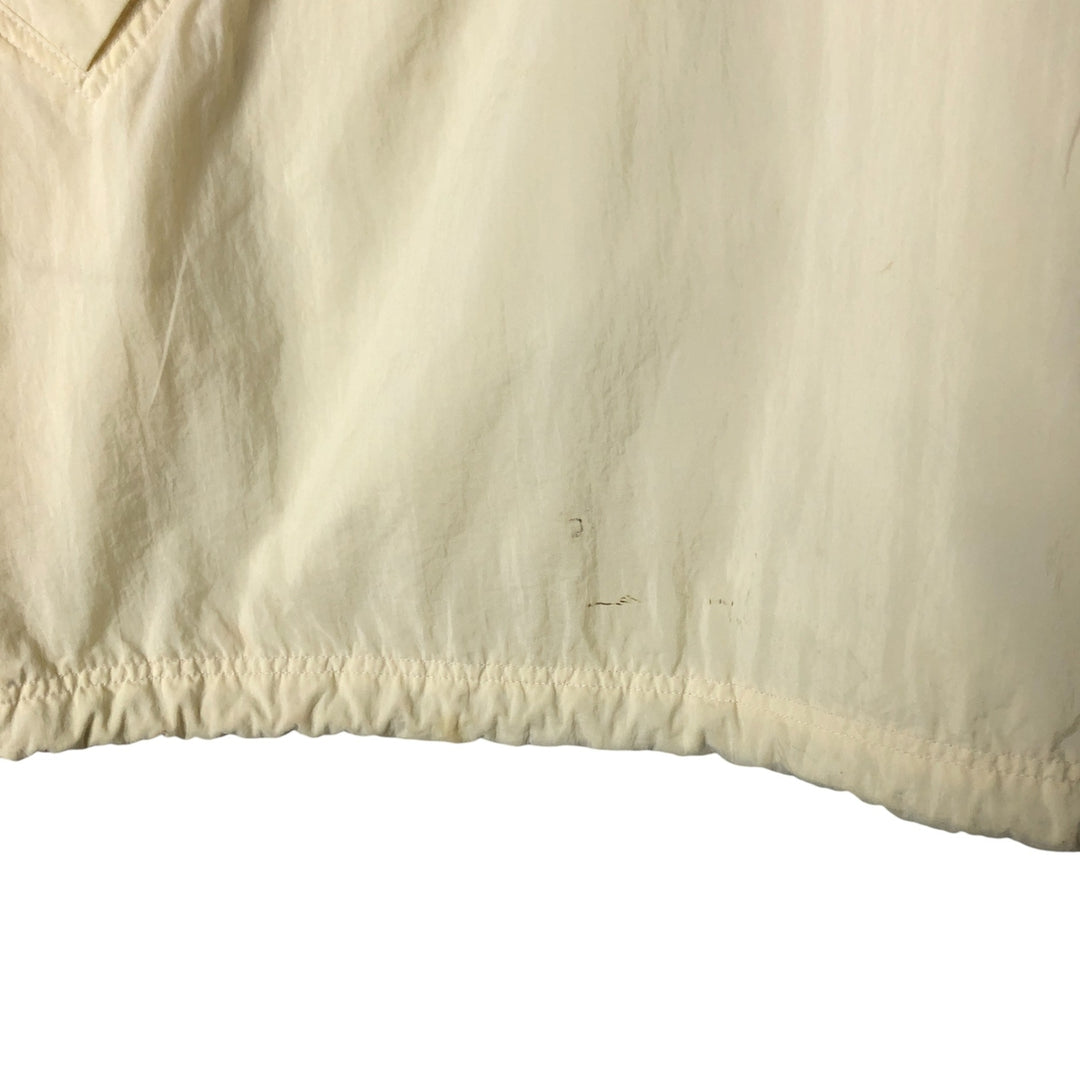 90'S Nike Back Logo Anorak Parka Men's XL Size Vintage Nylon navy blue type Vintage Second Hand