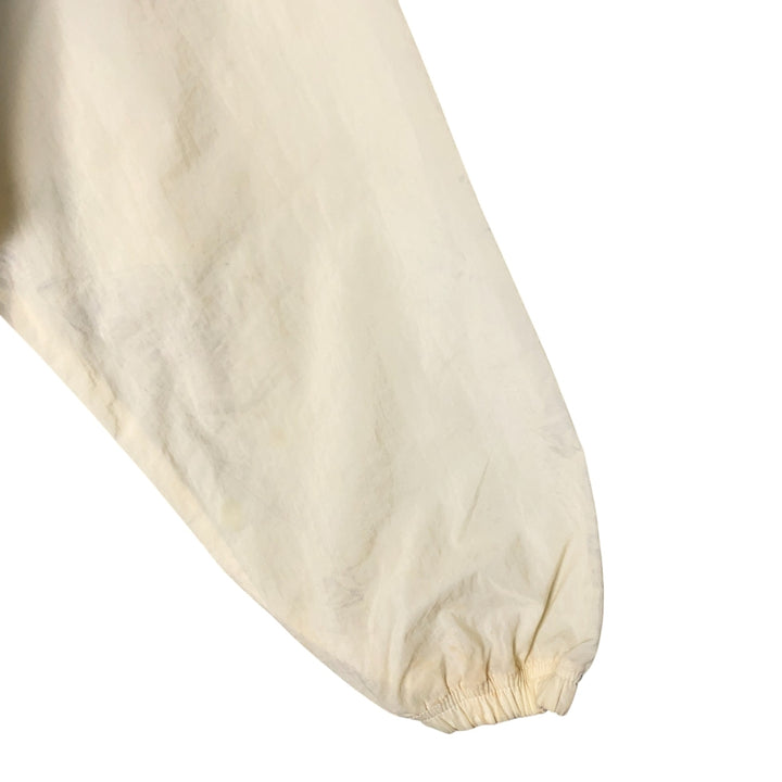 90'S Nike Back Logo Anorak Parka Men's XL Size Vintage Nylon navy blue type Vintage Second Hand