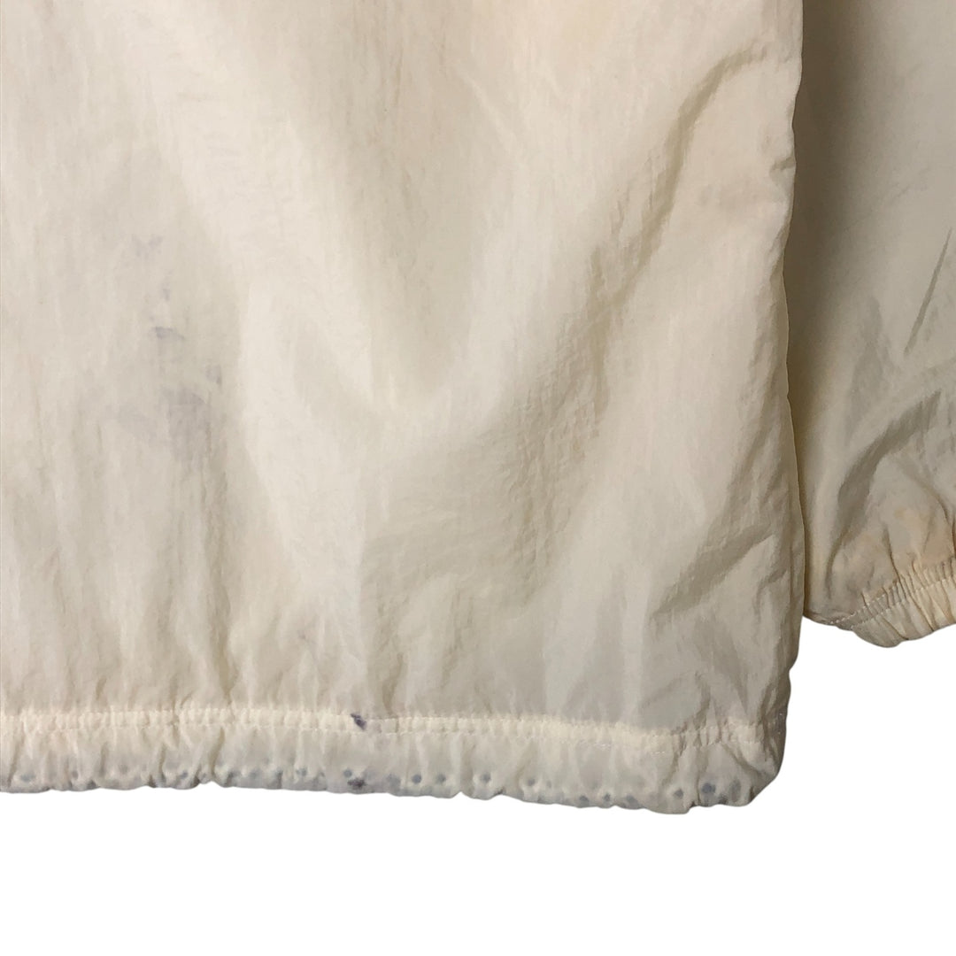 90'S Nike Back Logo Anorak Parka Men's XL Size Vintage Nylon navy blue type Vintage Second Hand