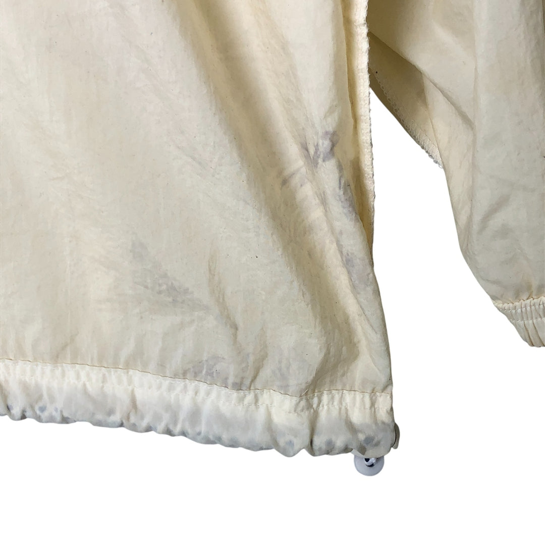 90'S Nike Back Logo Anorak Parka Men's XL Size Vintage Nylon navy blue type Vintage Second Hand