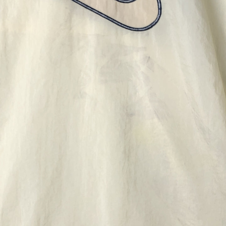 90'S Nike Back Logo Anorak Parka Men's XL Size Vintage Nylon navy blue type Vintage Second Hand