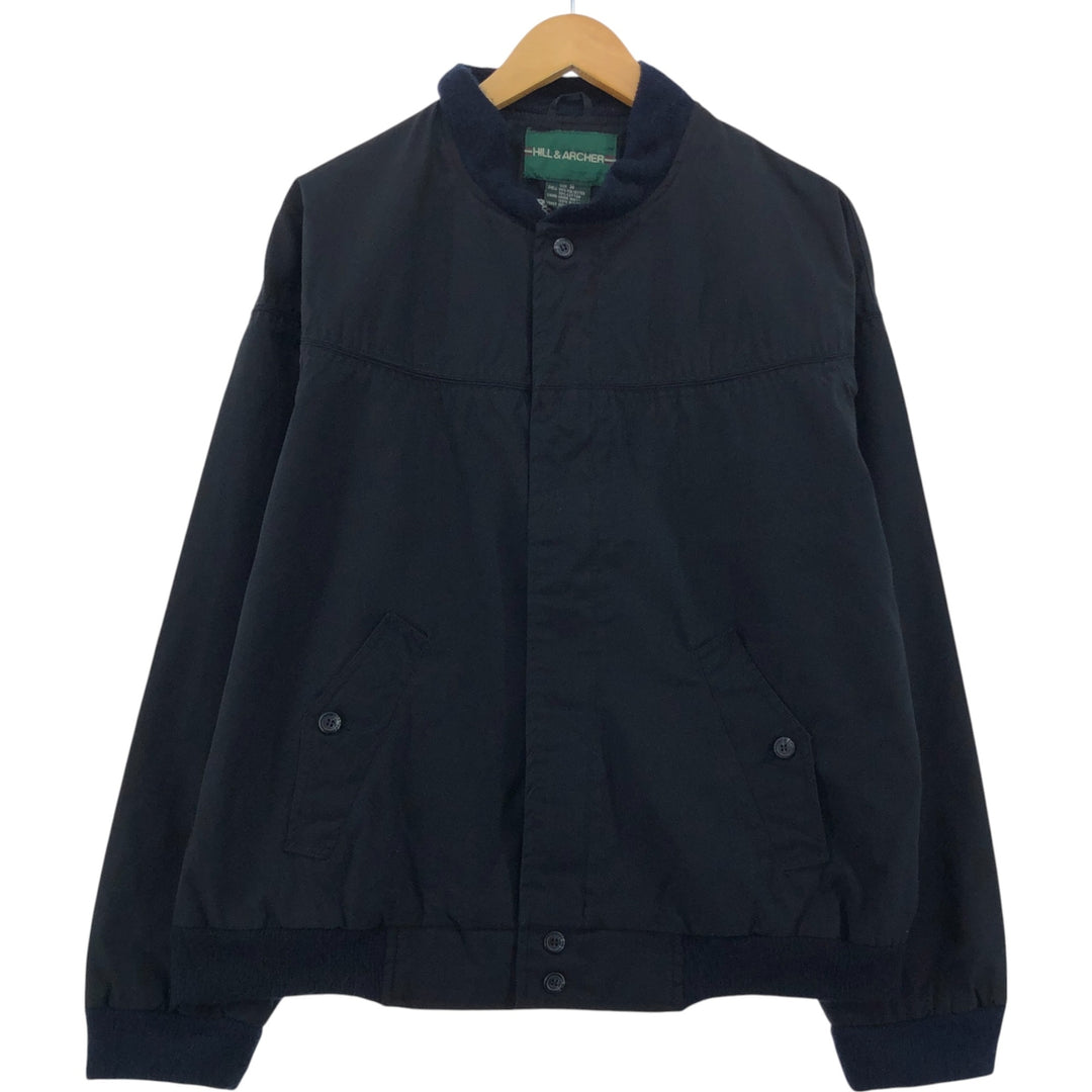 HILL and ARCHER Derby Jacket, Cup Shoulder Jacket, Men's M size polyester black type Vintage Second Hand