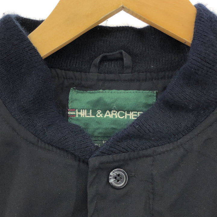 HILL and ARCHER Derby Jacket, Cup Shoulder Jacket, Men's M size polyester black type Vintage Second Hand