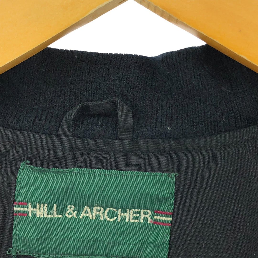HILL and ARCHER Derby Jacket, Cup Shoulder Jacket, Men's M size polyester black type Vintage Second Hand