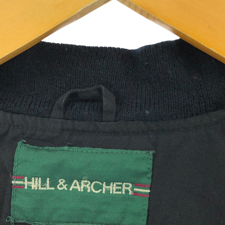 HILL and ARCHER Derby Jacket, Cup Shoulder Jacket, Men's M size polyester black type Vintage Second Hand