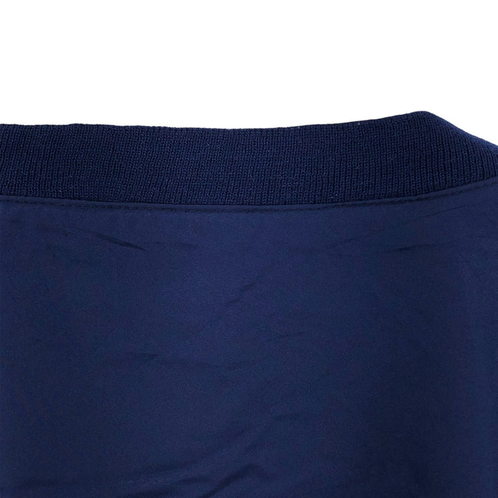 90'S Ralph Lauren POLO GOLF Warm-up pullover for men, size XL polyester navy blue type Vintage Second Hand