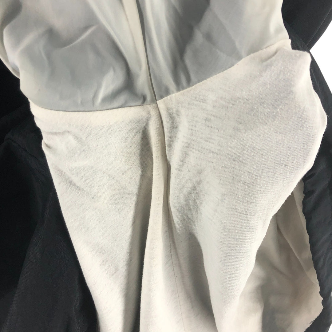 90'S Champion V-neck nylon pullover, men's size L, vintage Nylon black type Vintage Second Hand